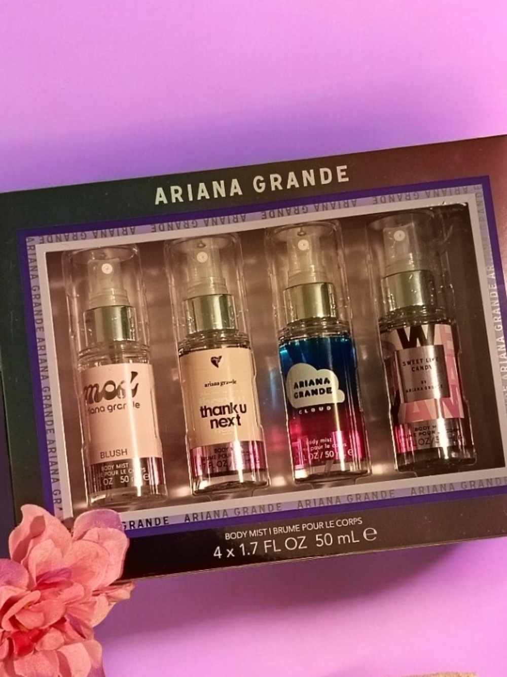🌸Ariana Grande Body Mist Gift Set Mini Fragrances 4 piece